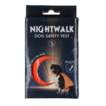 Bezpečnostní vesta pro psy s reflexními prvky a zapínáním na suchý zip, oranžová, S – Nightwalk Safety Vest
