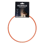 Svítící obojek pro psy, dobíjecí, oranžový – Nightwalk Safety Collar
