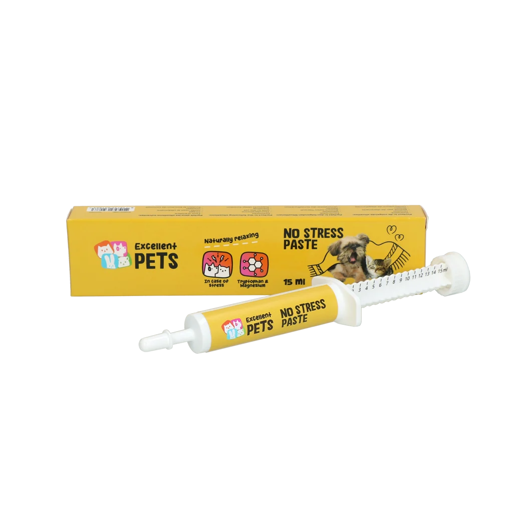 Doplňková pasta pro psy a kočky při stresu, 15 ml – Excellent Pets No Stress Paste - Obrázek 1