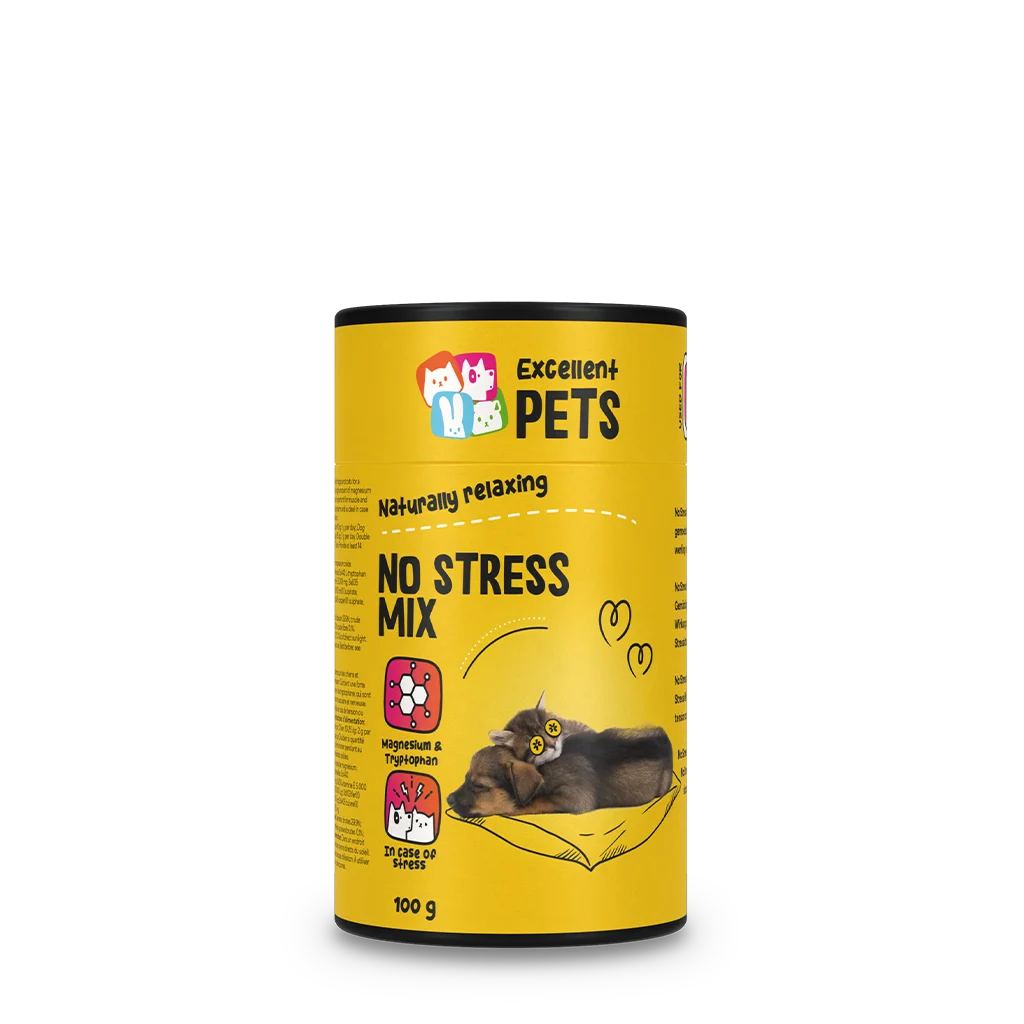 Doplňkový prášek pro psy a kočky při stresu, 100 g – Excellent Pets No Stress Mix - Obrázek 1