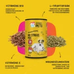 Doplňkové krmivo v prášku pro psy a kočky při stresu, 250 g – Excellent Pets No Stress Mix - Obrázek 6