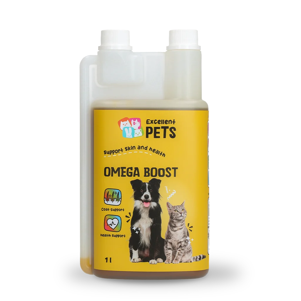 Omega olej pro psy s rostlinnými oleji, 1 l – Excellent Pets Omega Boost - Obrázek 1