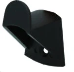 Plastový háček na zavěšení ohlávek, černý, 3,5 x 3 cm – Vplast