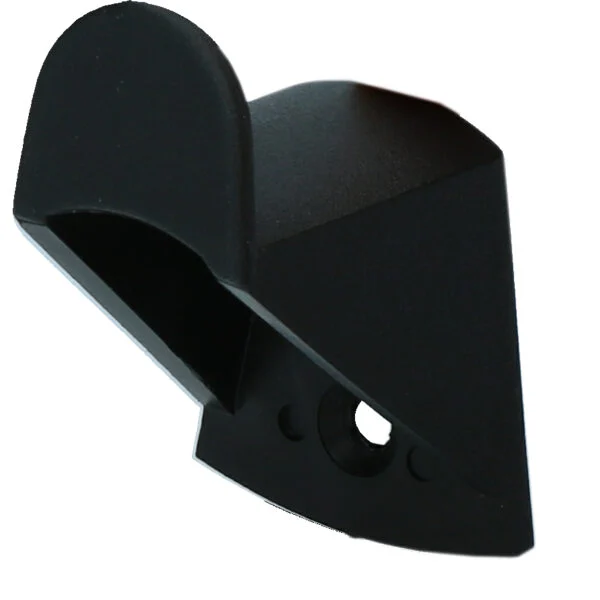 Plastový háček na zavěšení ohlávek, černý, 3,5 x 3 cm – Vplast