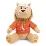 Plyšová hračka pro psy Lev, oranžová, 34 cm – Holland Oranžový lev L