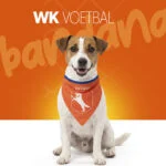 Oranžový šátek pro psy S ke Dni krále – Holland Oranje Bandana - Obrázek 2