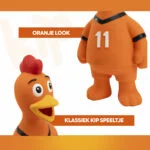 Hračka pro psy ve tvaru kuřete z latexu, oranžová – Holland WK kuře - Obrázek 5