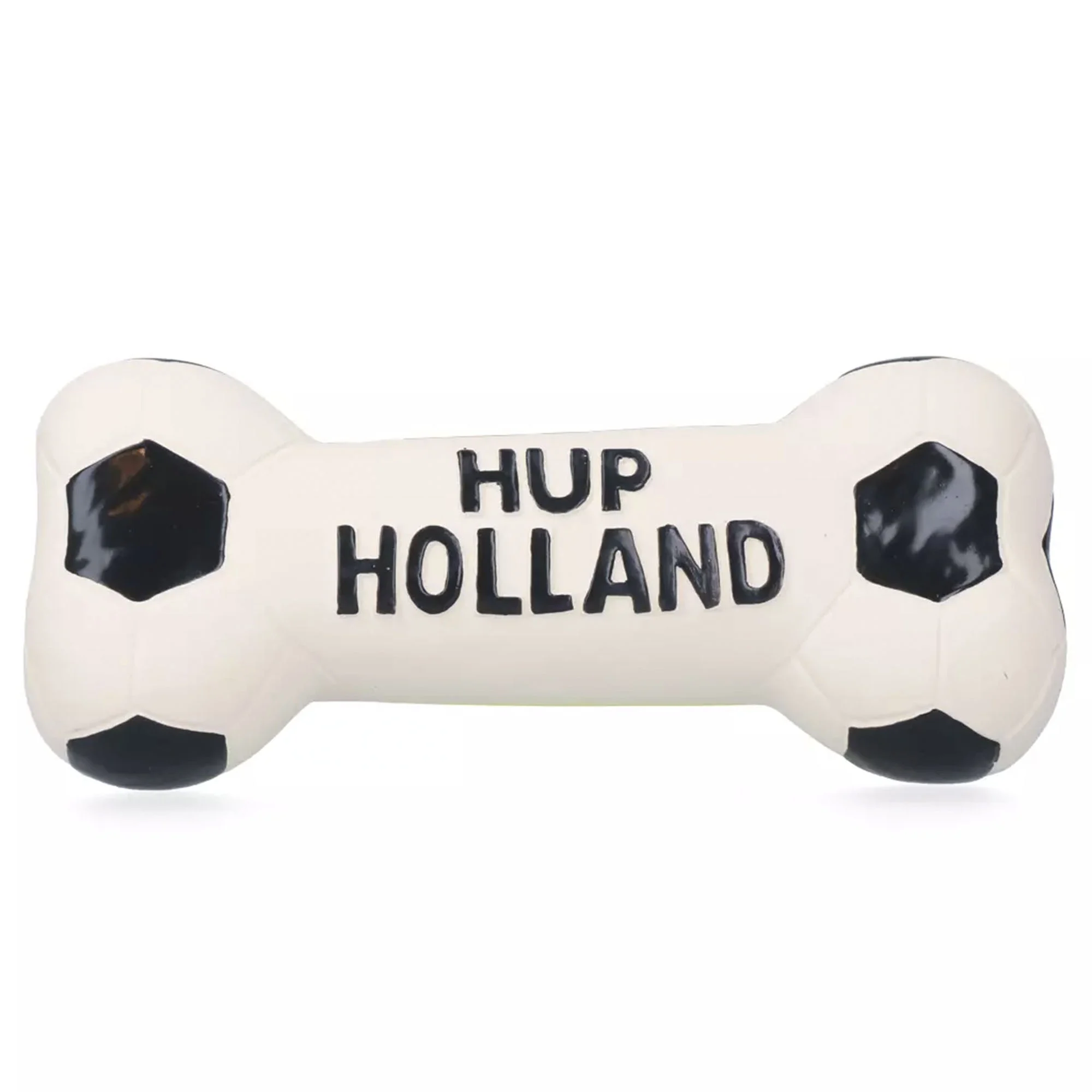 Latexová hračka pro psa ve tvaru kosti, oranžová – Holland WK Bot - Obrázek 1