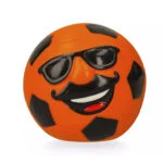 Latexová hračka pro psa s pískátkem, oranžová L – Holland Mr. Dutch