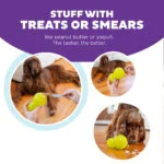 Plnitelná žvýkací hračka L, zelená, 12 x 7,5 cm – Outward Hound (Kyjen) Double-Tuff - Obrázek 5