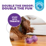Hračka na pamlsky pro psy z TPE – Outward Hound Double Snoop - Obrázek 2