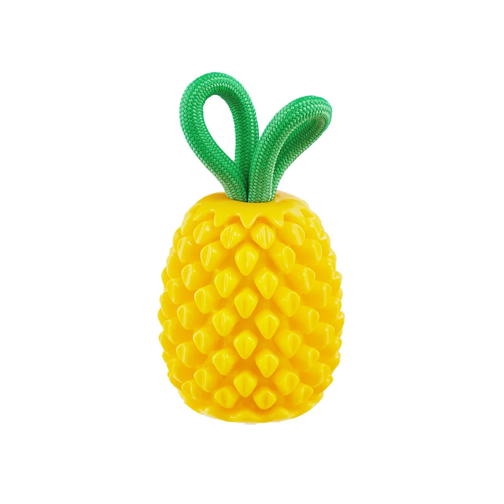 Žvýkací hračka s lanem a ovocnou vůní – Outward Hound (Kyjen) Dental Pineapple - Obrázek 2