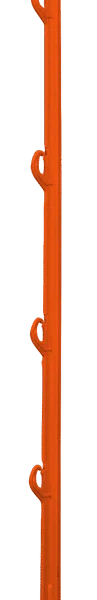 Zatloukací sloupek ze sklem vyztuženého nylonu, 100 cm – ZoneGuard