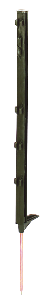 Plastový zatloukací sloupek, 75 cm, zelený – ZoneGuard