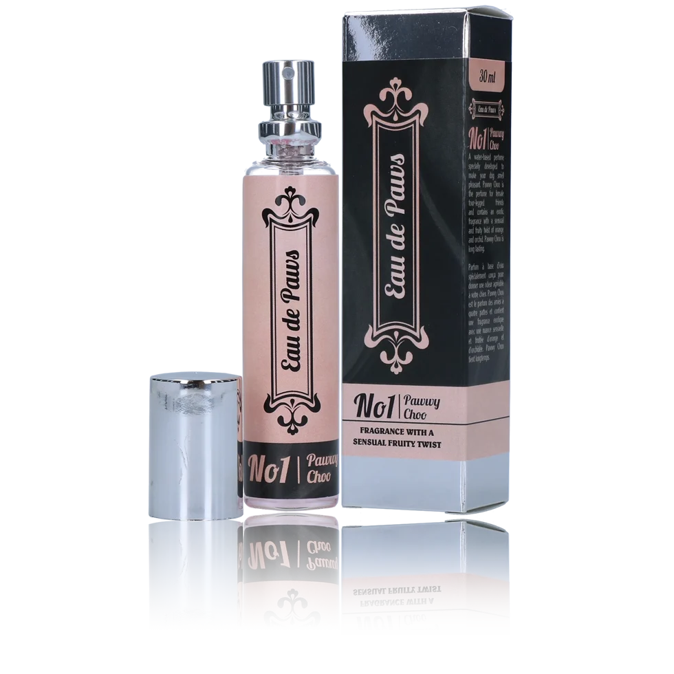 Parfém pro feny s pomerančem a orchidejí, 30 ml – Eau de Paws No1 Pawwy Choo - Obrázek 1