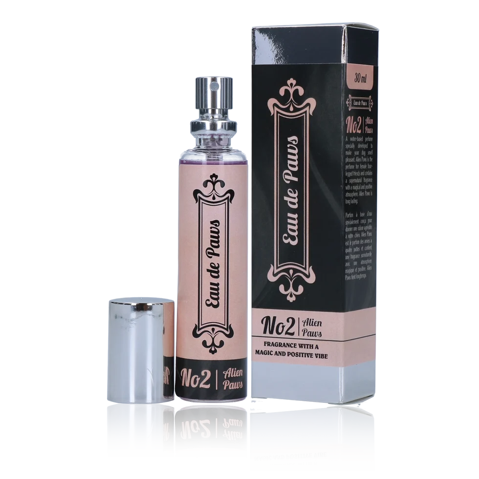 PAW0002.png Parfém pro feny na vodní bázi, 30 ml – Eau de Paws No2 Alien Paws - Obrázek 1
