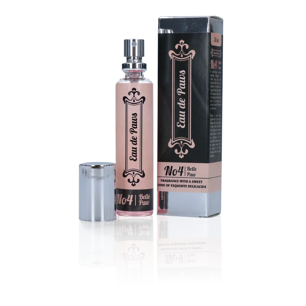 PAW0004.png Parfém pro psy s kosatcem a jasmínem, 30 ml – Eau de Paws No4 Belle Paw - Obrázek 1