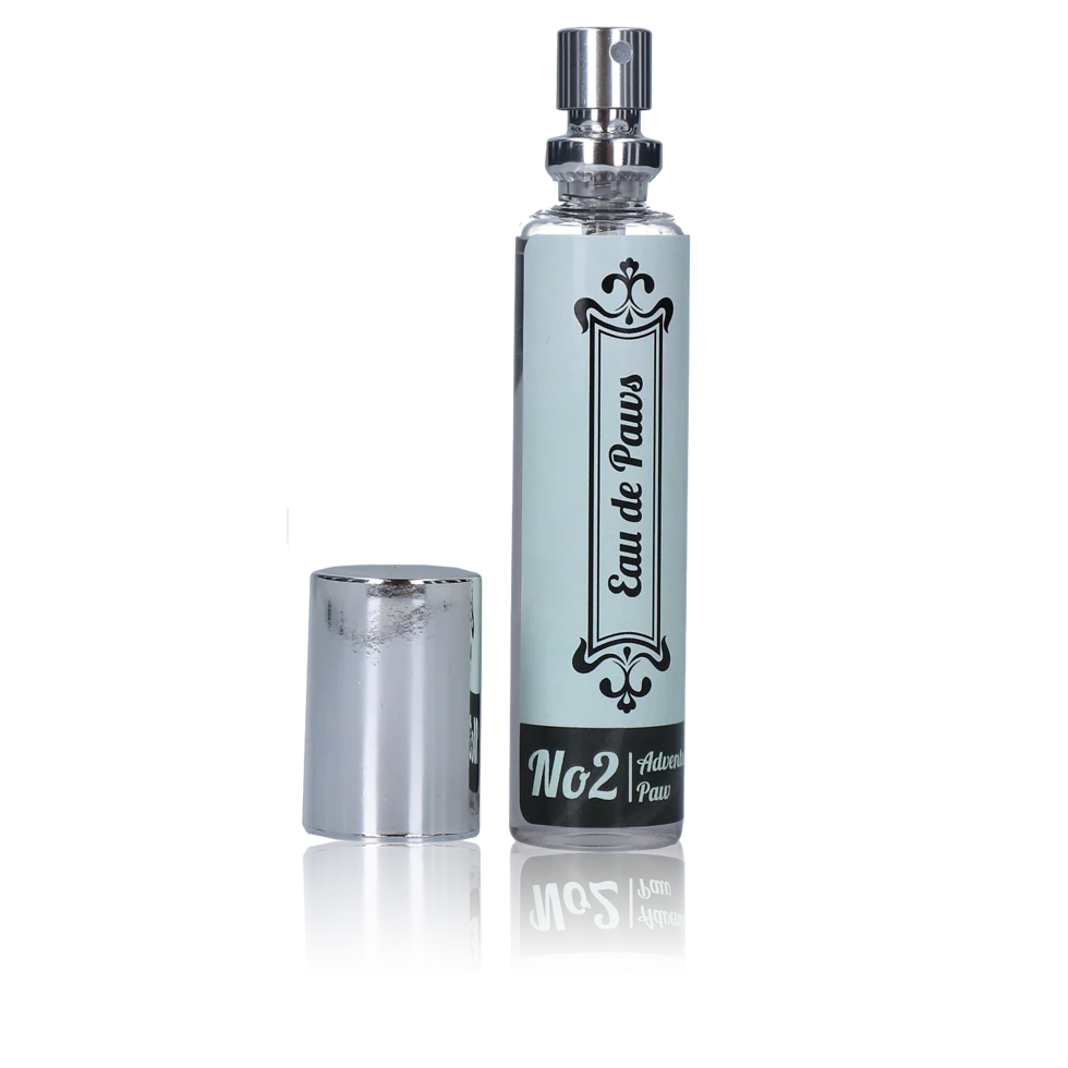 Parfém pro psy samce na vodní bázi, 30 ml – Eau de Paws No2 Adventure Paw - Obrázek 2