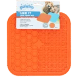 Lízací podložka pro psy s přísavkami, 21 x 21 cm, mix barev – Pawise Dog Lick Mat