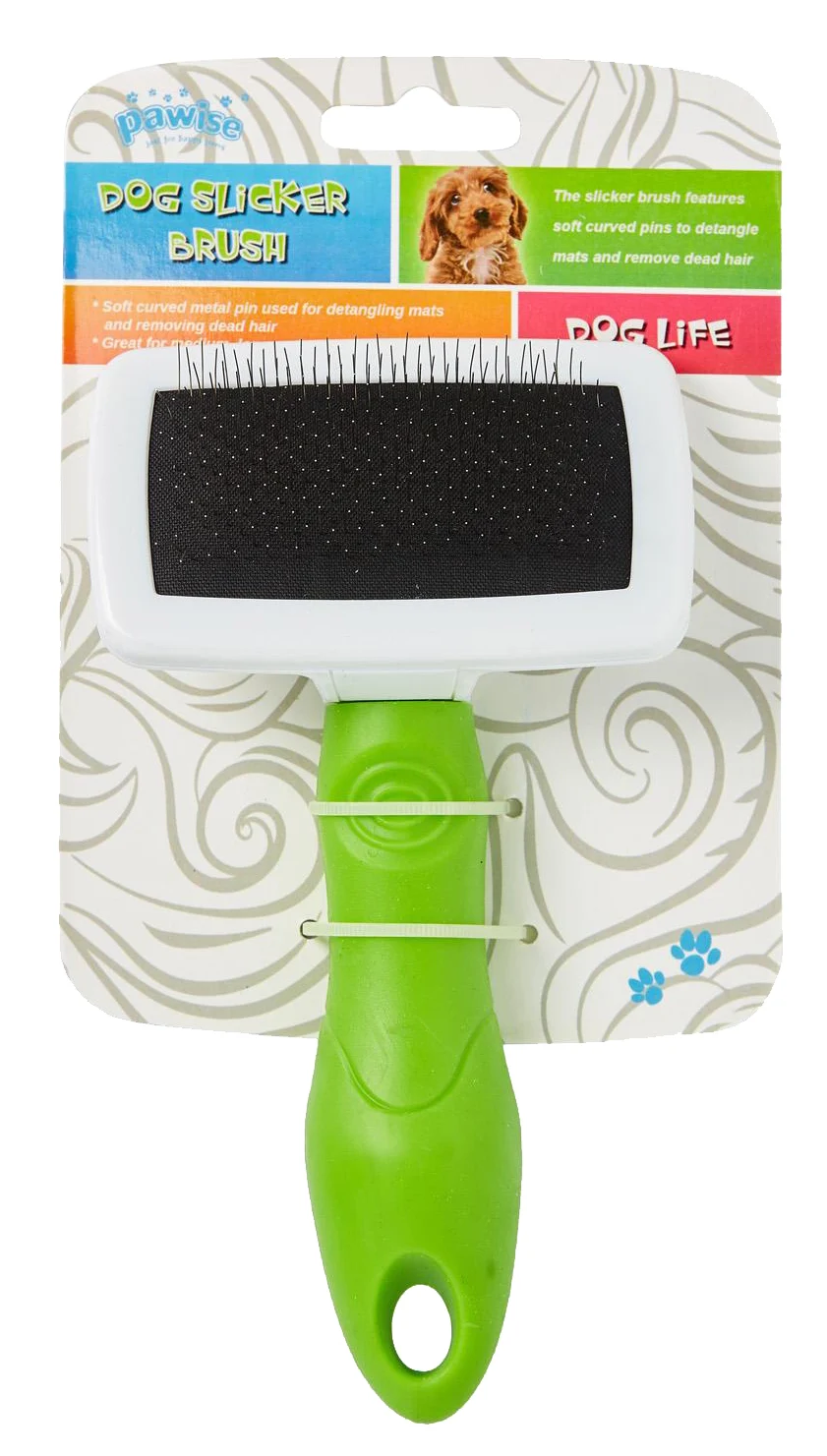 Slicker kartáč pro psy s měkkými hroty, 11 cm – Pawise Dog Slicker Brush M - Obrázek 2