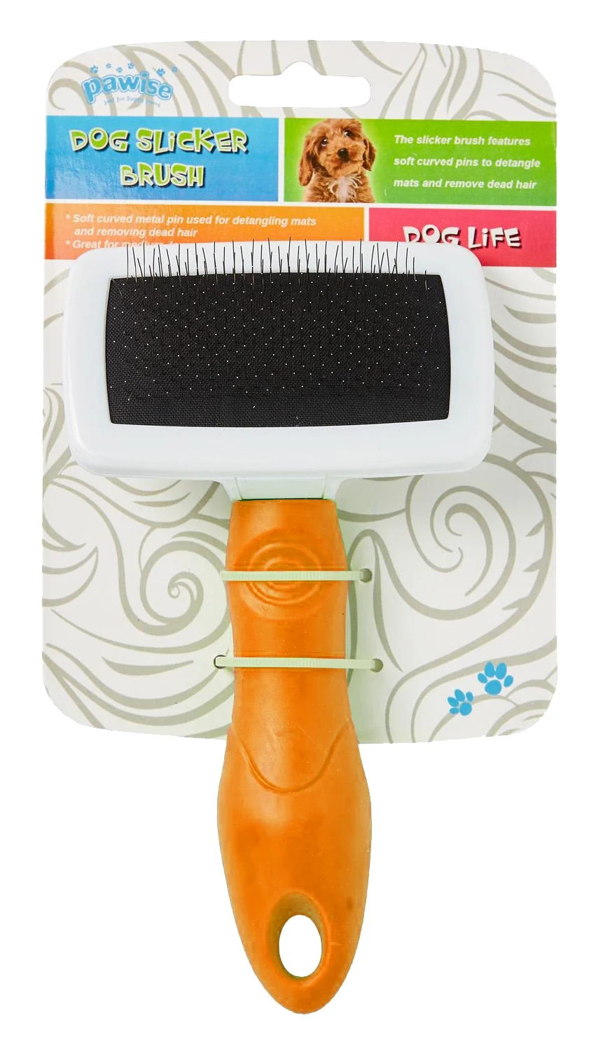 Slicker kartáč pro psy s měkkými hroty, 11 cm – Pawise Dog Slicker Brush M - Obrázek 4