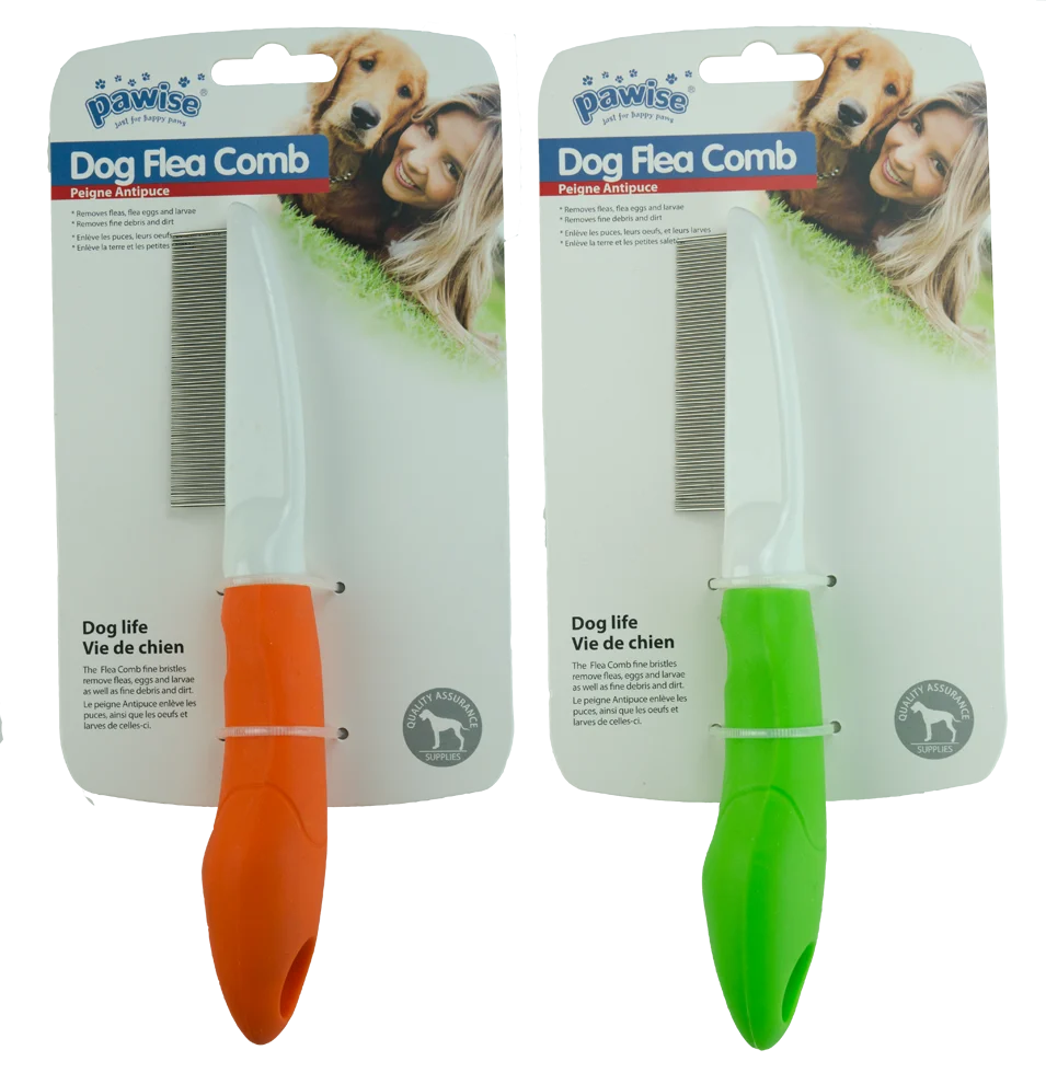Hřeben na blechy pro psy se 70 hroty, 21 cm – Pawise Dog Flea Comb - Obrázek 1