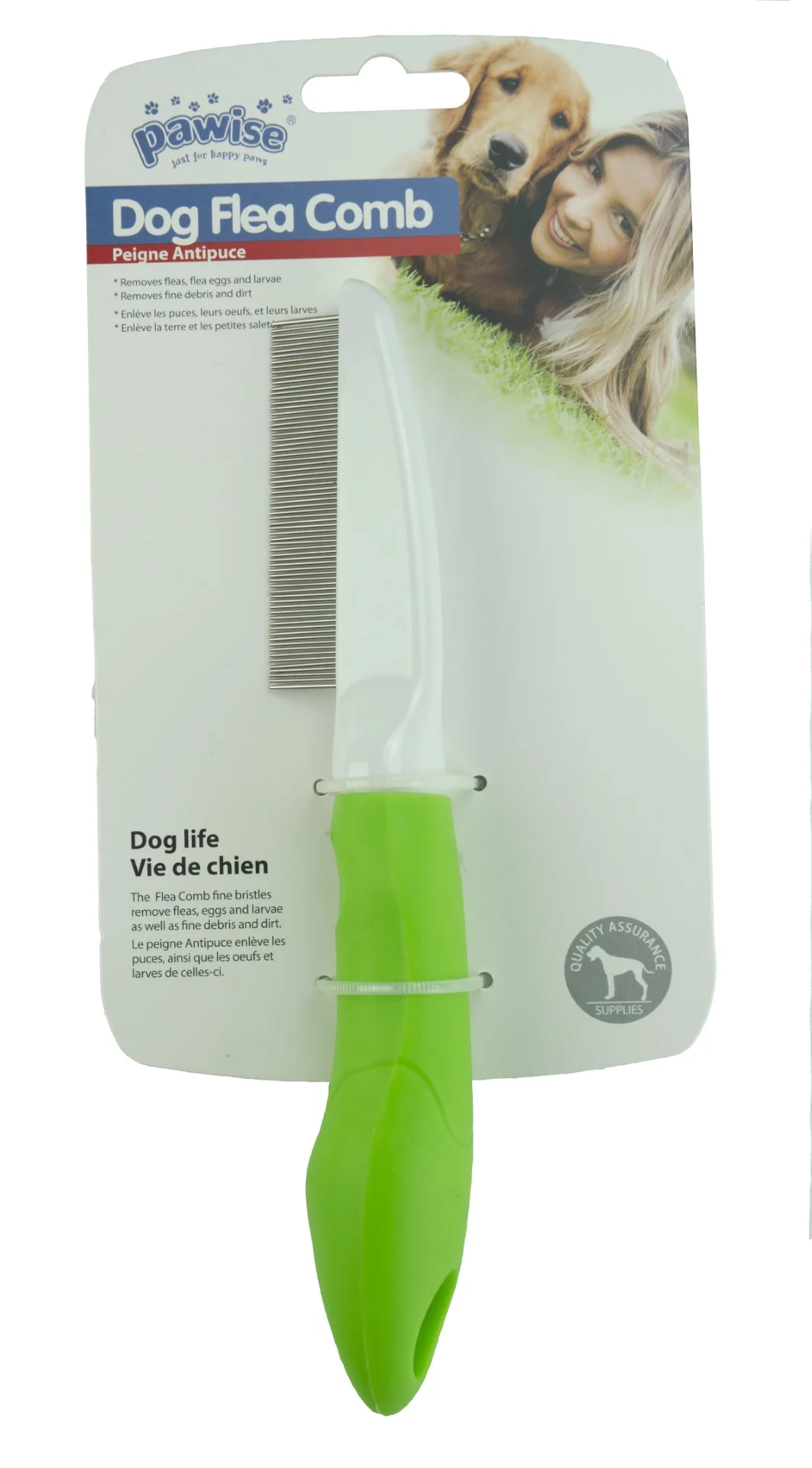 Hřeben na blechy pro psy se 70 hroty, 21 cm – Pawise Dog Flea Comb - Obrázek 3