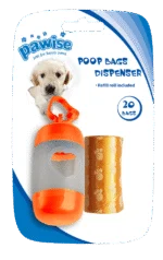 Zásobník na sáčky na exkrementy se 2 rolemi po 20 sáčcích, na vodítko nebo kalhoty – Pawise Poop Bag Dispenser - Obrázek 3