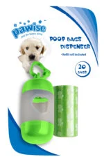 Zásobník na sáčky na exkrementy se 2 rolemi po 20 sáčcích, na vodítko nebo kalhoty – Pawise Poop Bag Dispenser - Obrázek 4