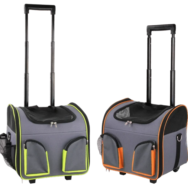 Přepravní taška na kolečkách pro malé psy, do 7 kg, 37 x 27 x 33 cm – Pawise Pet Trolley Bag