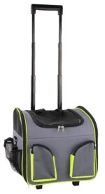 Přepravní taška na kolečkách pro malé psy, do 7 kg, 37 x 27 x 33 cm – Pawise Pet Trolley Bag - Obrázek 3