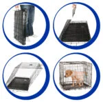 Skládací drátěná klec pro psy, 122 x 76 x 84 cm – Pawise Wire Dog Crate XXL