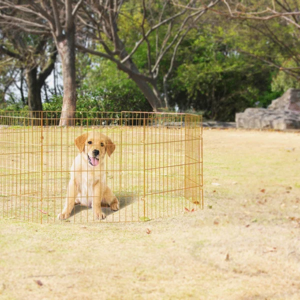 Skládací ohrádka pro psy, 8 panelů o rozměrech 91 x 60 cm – Pawise Dog Play Pen L