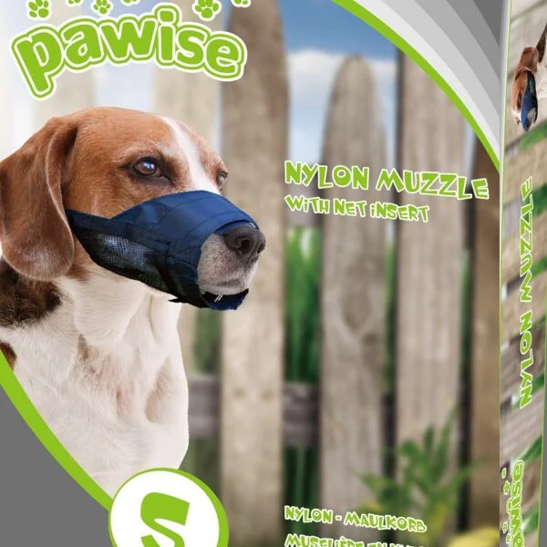 Nylonový náhubek pro psy, nastavitelný, černý, velikost XS – Pawise Adjustable Nylon Muzzle XS