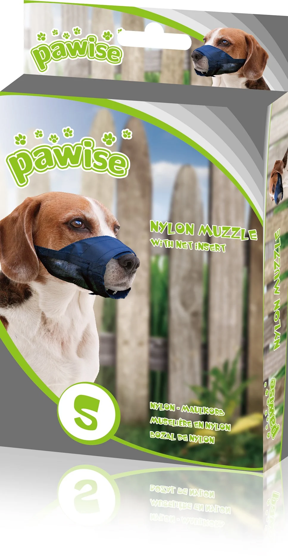 打印 Nylonový náhubek pro psy, nastavitelný, černý, velikost XS – Pawise Adjustable Nylon Muzzle XS - Obrázek 1