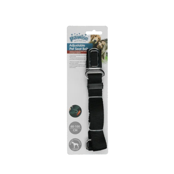 Nastavitelný bezpečnostní pás pro psa do auta, 60 až 100 cm – Pawise Dog Safety Belt