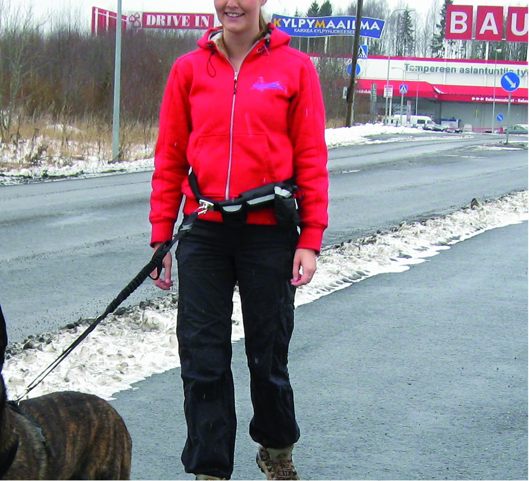 Handsfree vodítko na běhání se psem s elastickým koncem – Pawise Hands Free Doggy Jogger Kit - Obrázek 4