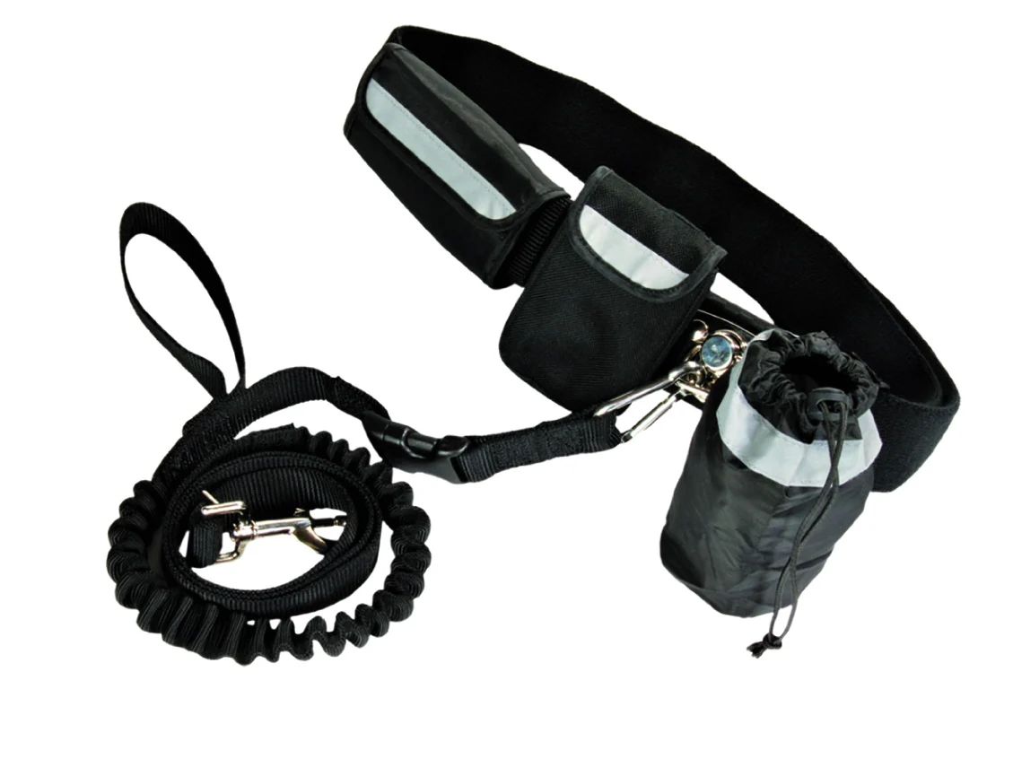 Handsfree vodítko na běhání se psem s elastickým koncem – Pawise Hands Free Doggy Jogger Kit - Obrázek 1