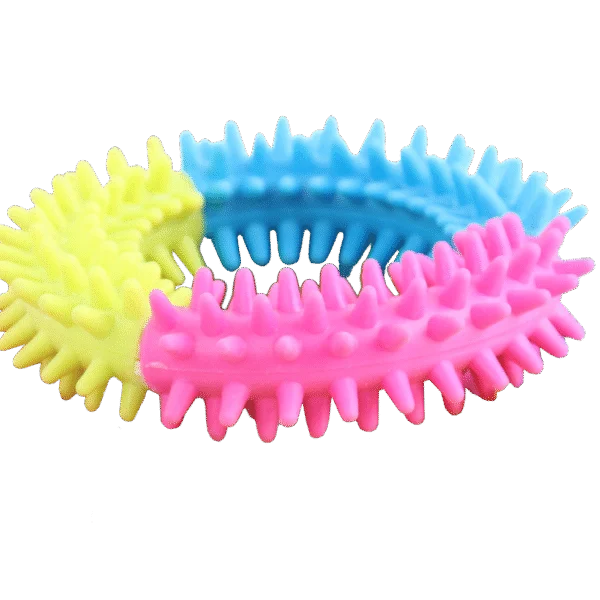 Kruh na hraní pro psy v barvách duhy – Pawise Rainbow World Ring M