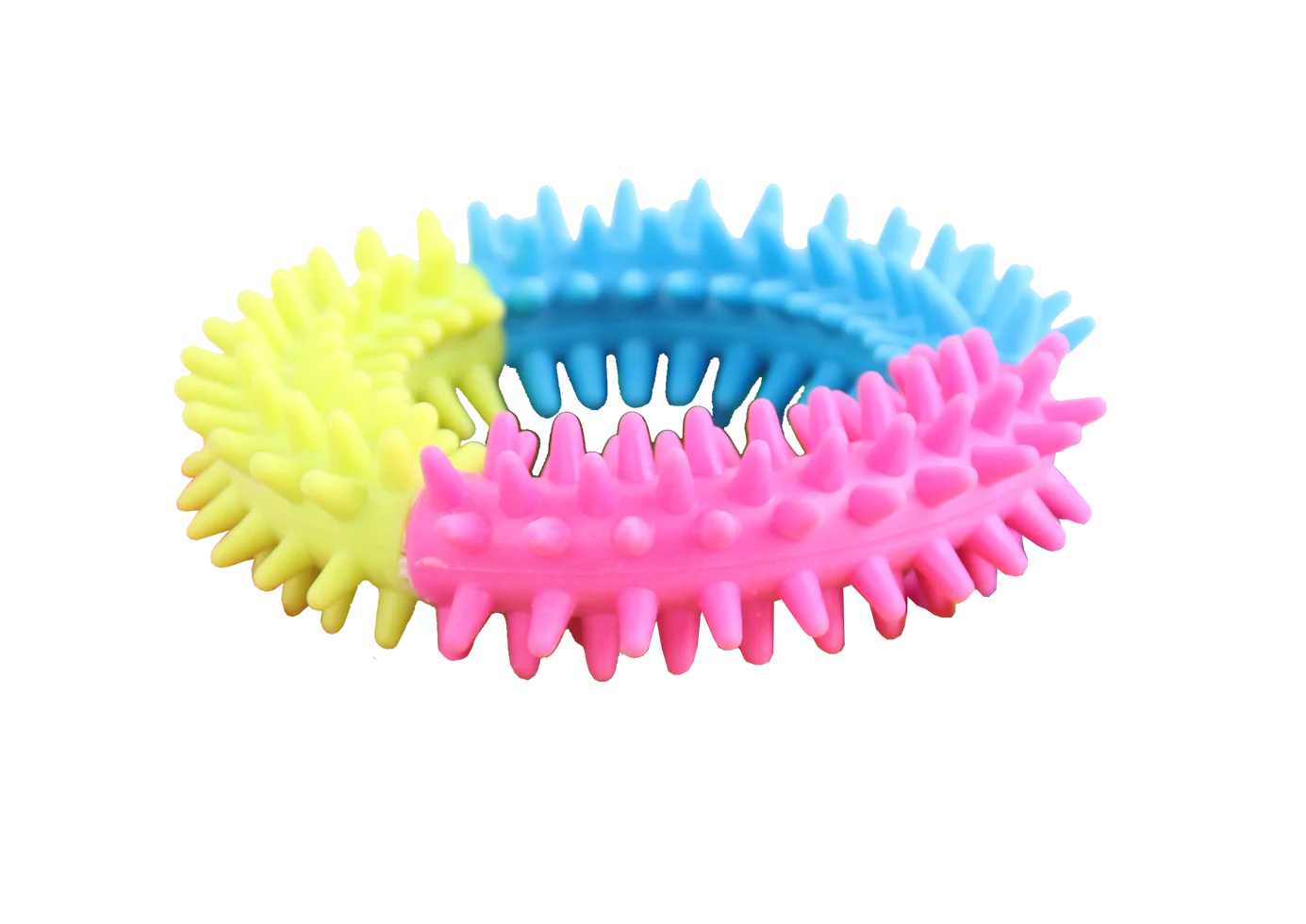 Kruh na hraní pro psy v barvách duhy – Pawise Rainbow World Ring M - Obrázek 1