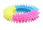 Kroužek na hraní pro psy v barvách duhy – Pawise Rainbow World Ring L