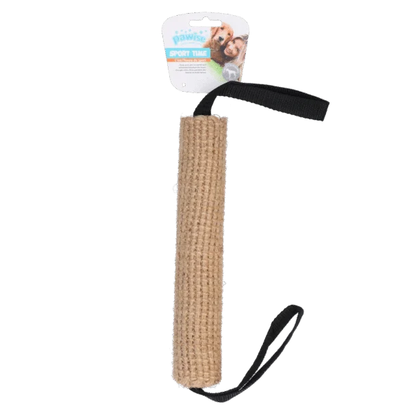 Jutový aportovací válec s poutky 25 cm – Pawise Jute Biting Roll
