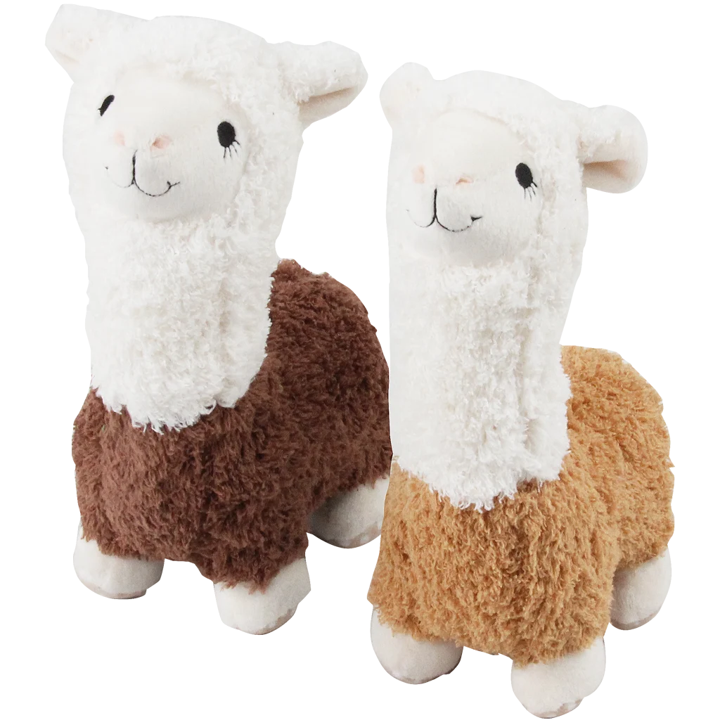 Plyšová alpaka pro psy s pískátkem, náhodný výběr – Pawise Alpaca Doll - Obrázek 2
