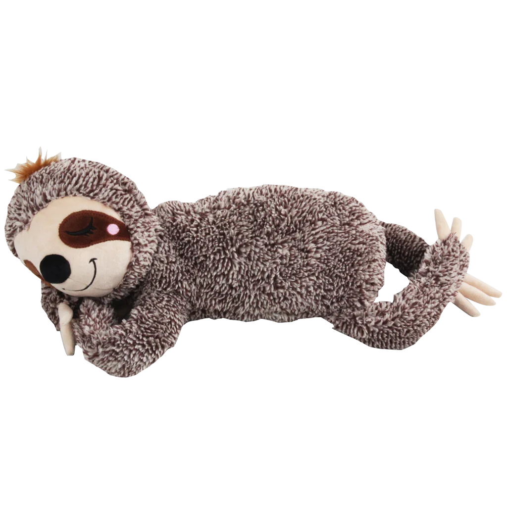 Plyšová hračka pro psa lenochod s 5 pískátky, velká – Pawise Oh My Sloth! - Obrázek 1