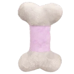 Plyšová hračka pro psy ve tvaru kosti s pískátkem pro štěňata – Pawise Puppy Life Bone