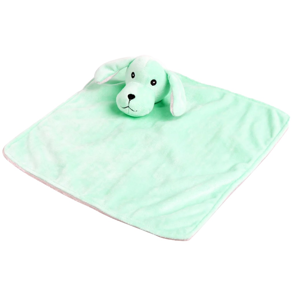 Deka pro štěňata s plyšovou hračkou a pískátkem, různé barvy – Pawise Puppy Life Blanket Toy - Obrázek 1