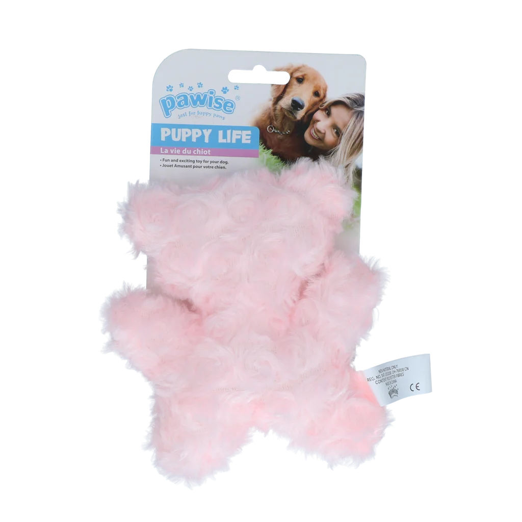 Plyšový medvídek pro štěňata s pískátkem – Pawise Puppy Life My Bear - Obrázek 1