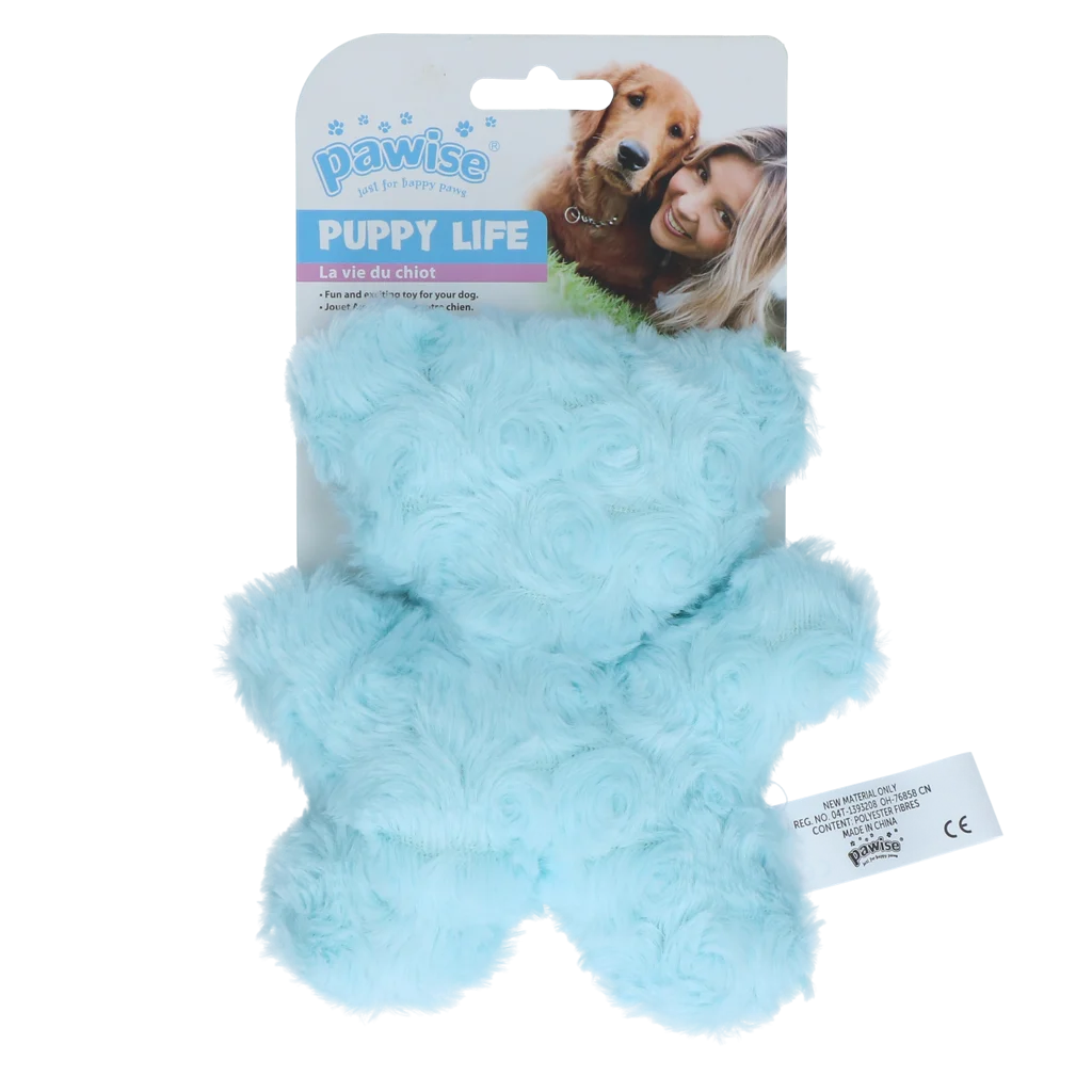 Plyšový medvídek pro štěňata s pískátkem – Pawise Puppy Life My Bear - Obrázek 2