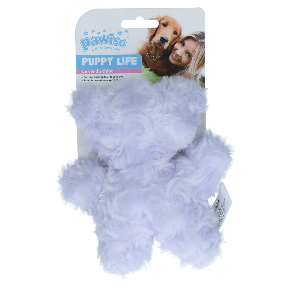 Plyšový medvídek pro štěňata s pískátkem – Pawise Puppy Life My Bear - Obrázek 3
