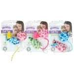 Sada hraček pro kočky s myškou a míčkem, šanta kočičí, 2 kusy – Pawise Cat Toy - Mice & Ball